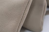 Authentic CELINE TRIO Shoulder Cross Body Clutch Bag Leather Beige 5027K