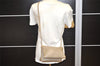 Authentic CELINE TRIO Shoulder Cross Body Clutch Bag Leather Beige 5027K