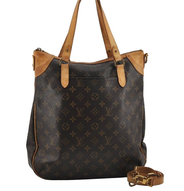 Authentic Louis Vuitton Monogram Odeon GM 2Way Shoulder Hand Bag M56388 LV 5028J
