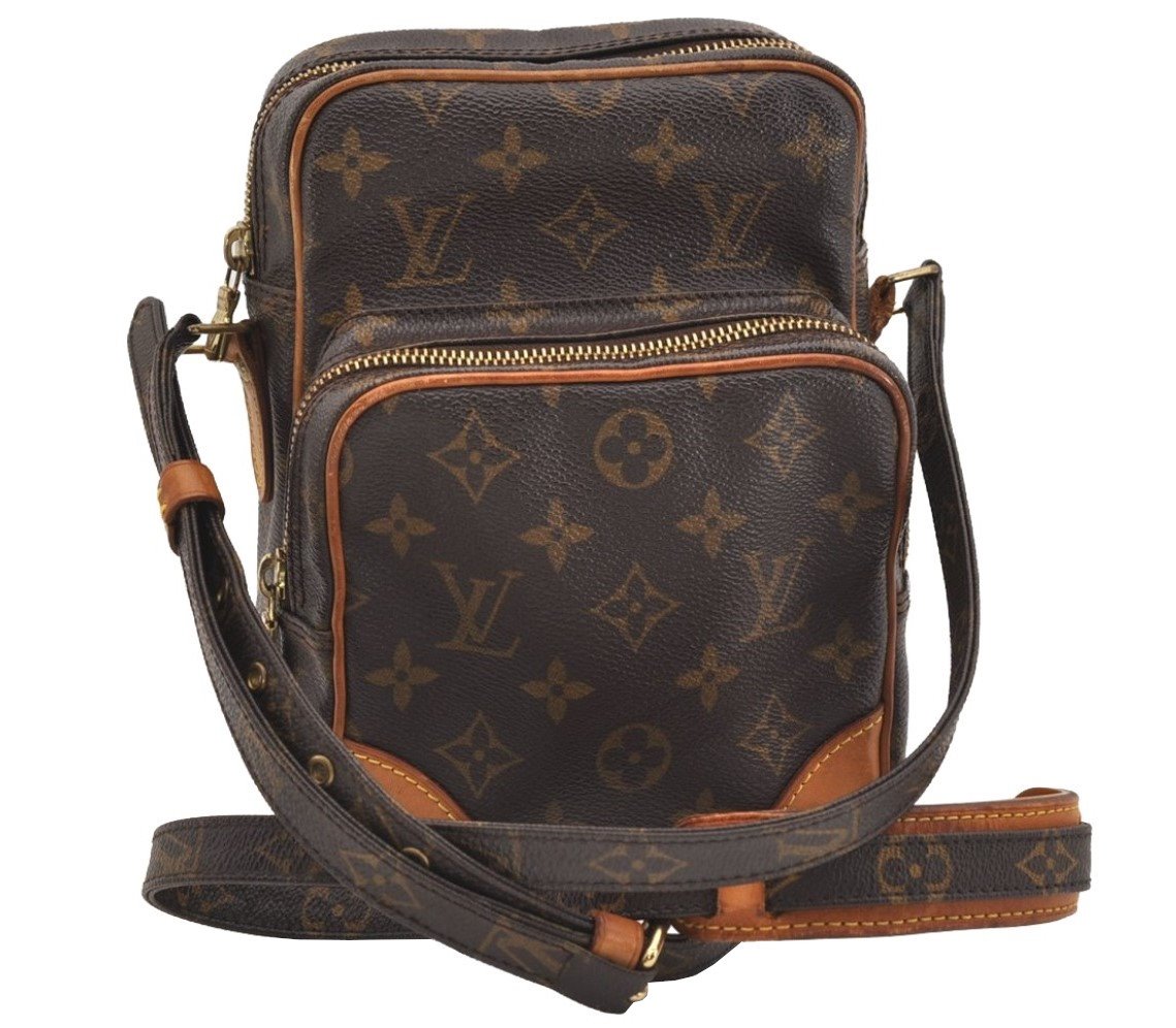 Authentic Louis Vuitton Monogram Amazone Shoulder Cross Body Bag M45236 LV 5029J