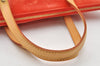 Authentic Louis Vuitton Vernis Bellevue PM Hand Bag Orange M93670 LV Junk 5029K