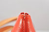 Authentic Louis Vuitton Vernis Bellevue PM Hand Bag Orange M93670 LV Junk 5029K