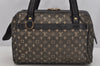Auth Louis Vuitton Monogram Mini Josephine PM Hand Bag Black M92049 LV 5030J