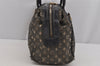 Auth Louis Vuitton Monogram Mini Josephine PM Hand Bag Black M92049 LV 5030J