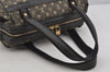 Auth Louis Vuitton Monogram Mini Josephine PM Hand Bag Black M92049 LV 5030J