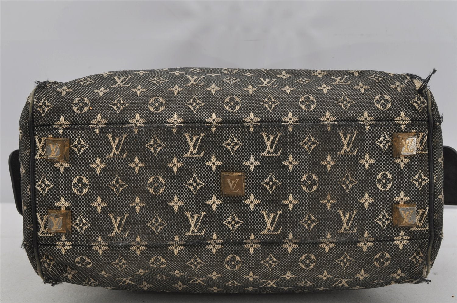 Auth Louis Vuitton Monogram Mini Josephine PM Hand Bag Black M92049 LV 5030J