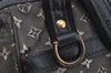 Auth Louis Vuitton Monogram Mini Josephine PM Hand Bag Black M92049 LV 5030J