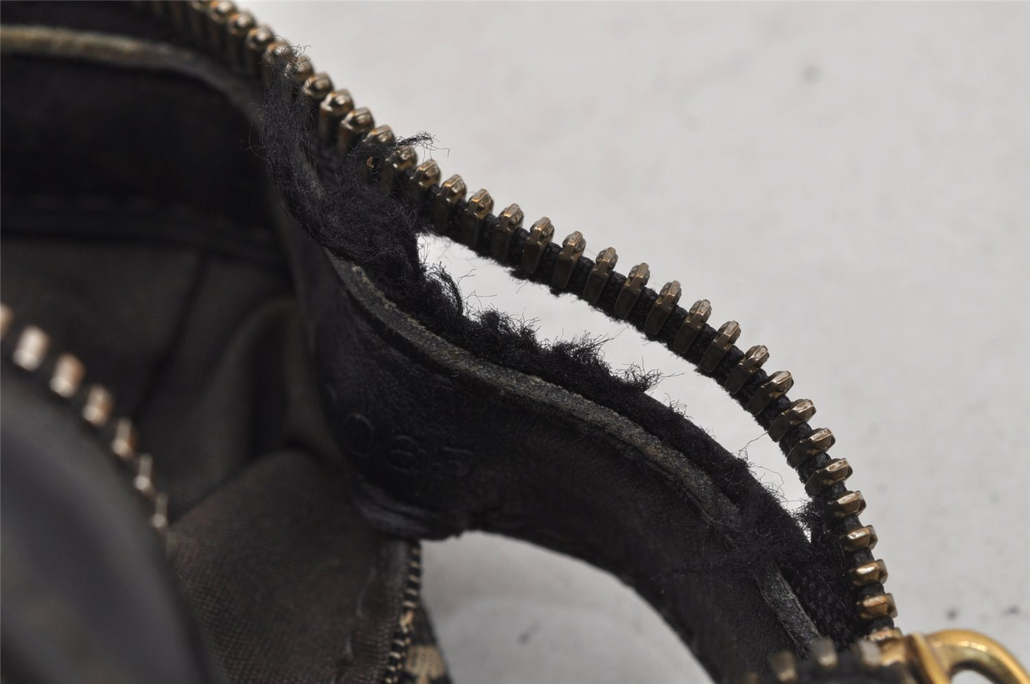 Auth Louis Vuitton Monogram Mini Josephine PM Hand Bag Black M92049 LV 5030J