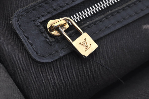 Auth Louis Vuitton Monogram Mini Josephine PM Hand Bag Black M92049 LV 5030J