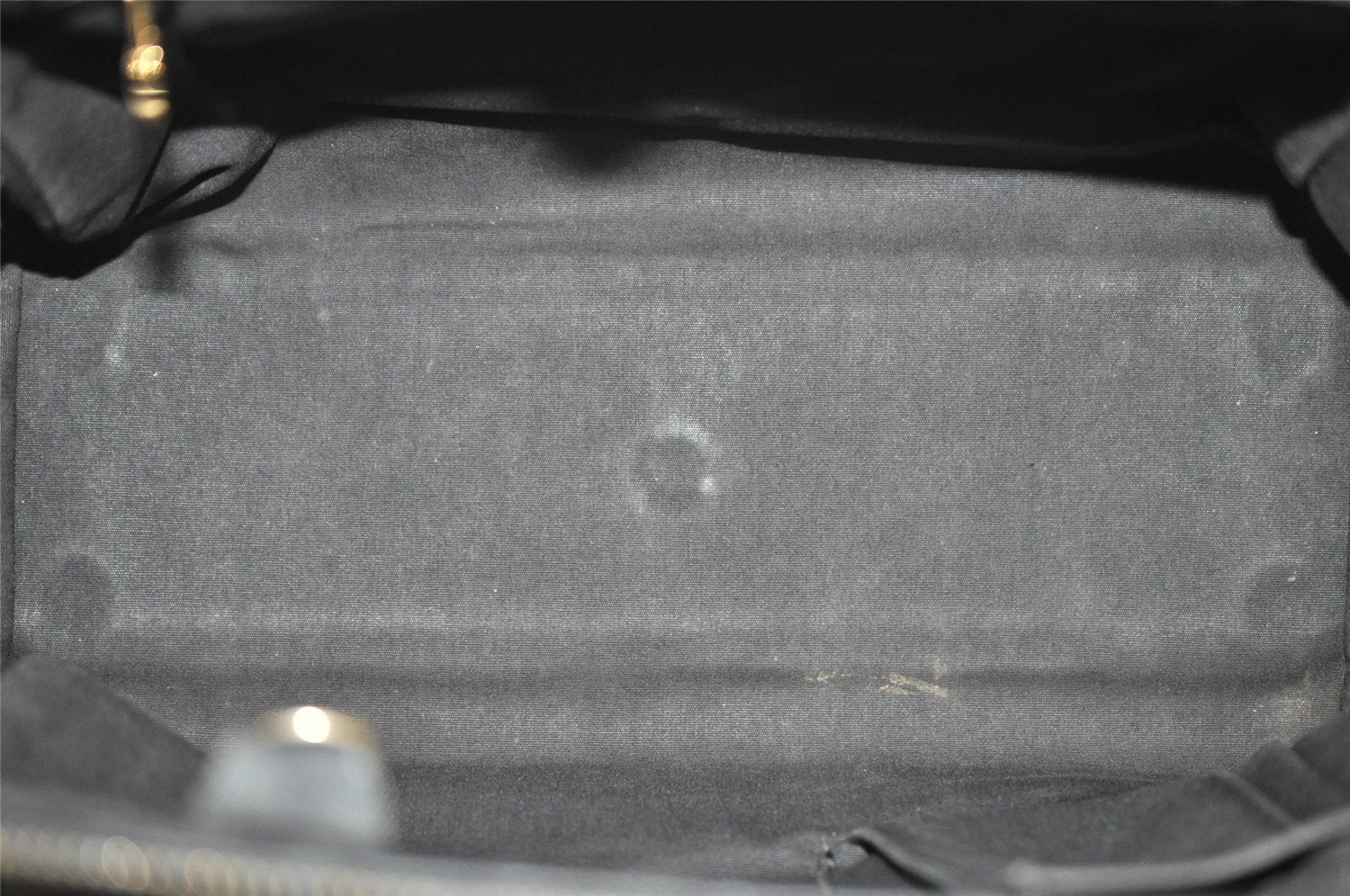 Auth Louis Vuitton Monogram Mini Josephine PM Hand Bag Black M92049 LV 5030J