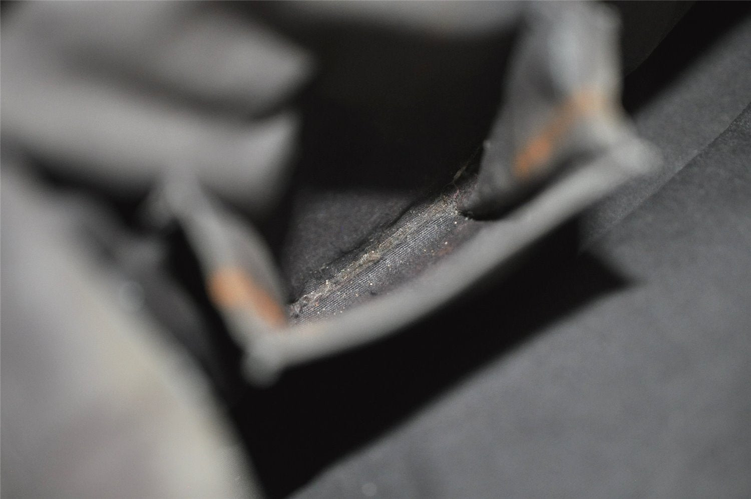 Auth Louis Vuitton Monogram Mini Josephine PM Hand Bag Black M92049 LV 5030J