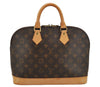 Authentic Louis Vuitton Monogram Alma Hand Bag Purse M51130 LV 5031J