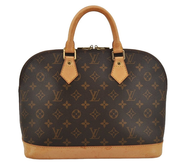 Authentic Louis Vuitton Monogram Alma Hand Bag Purse M51130 LV 5031J