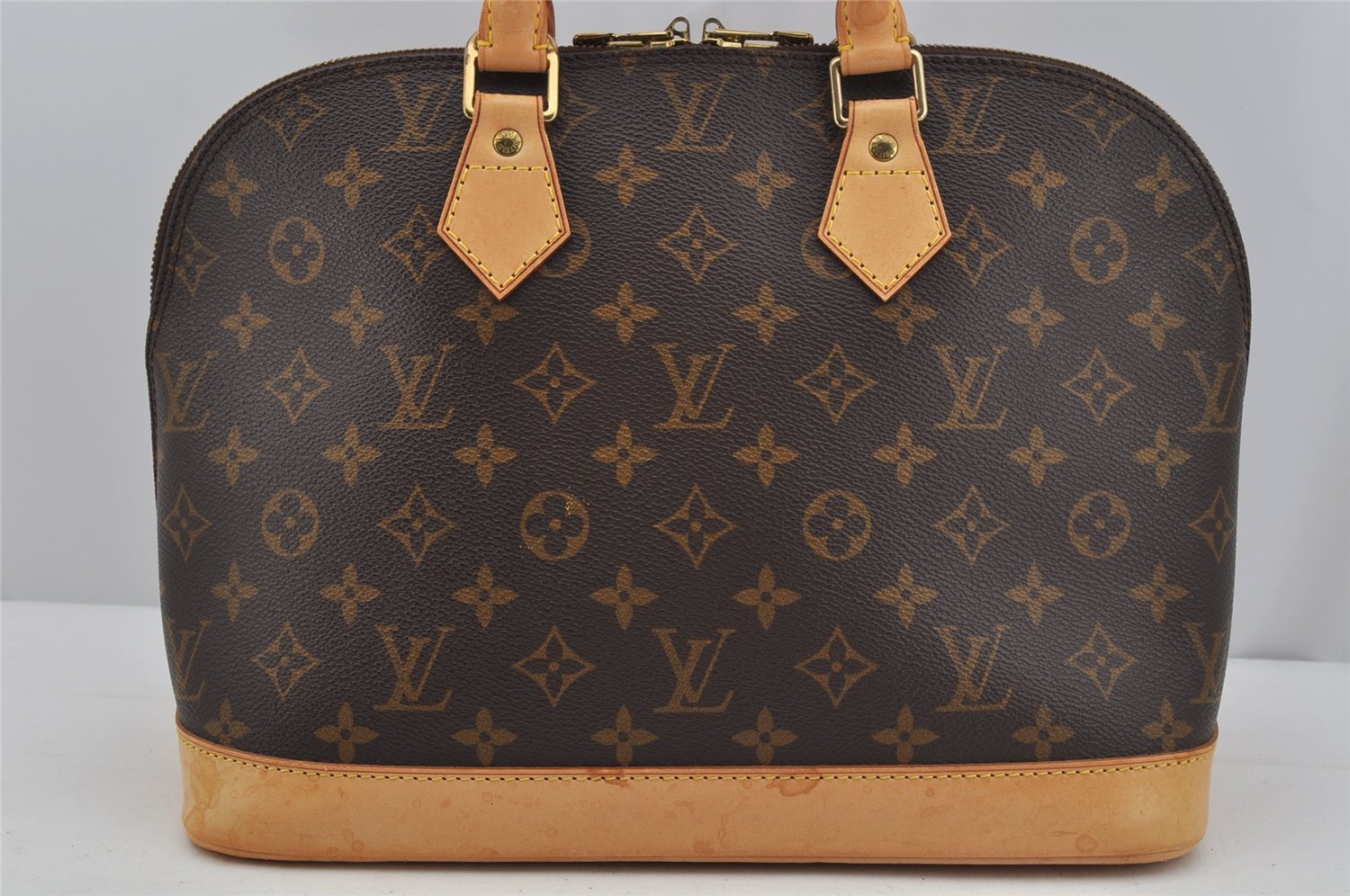 Authentic Louis Vuitton Monogram Alma Hand Bag Purse M51130 LV 5031J