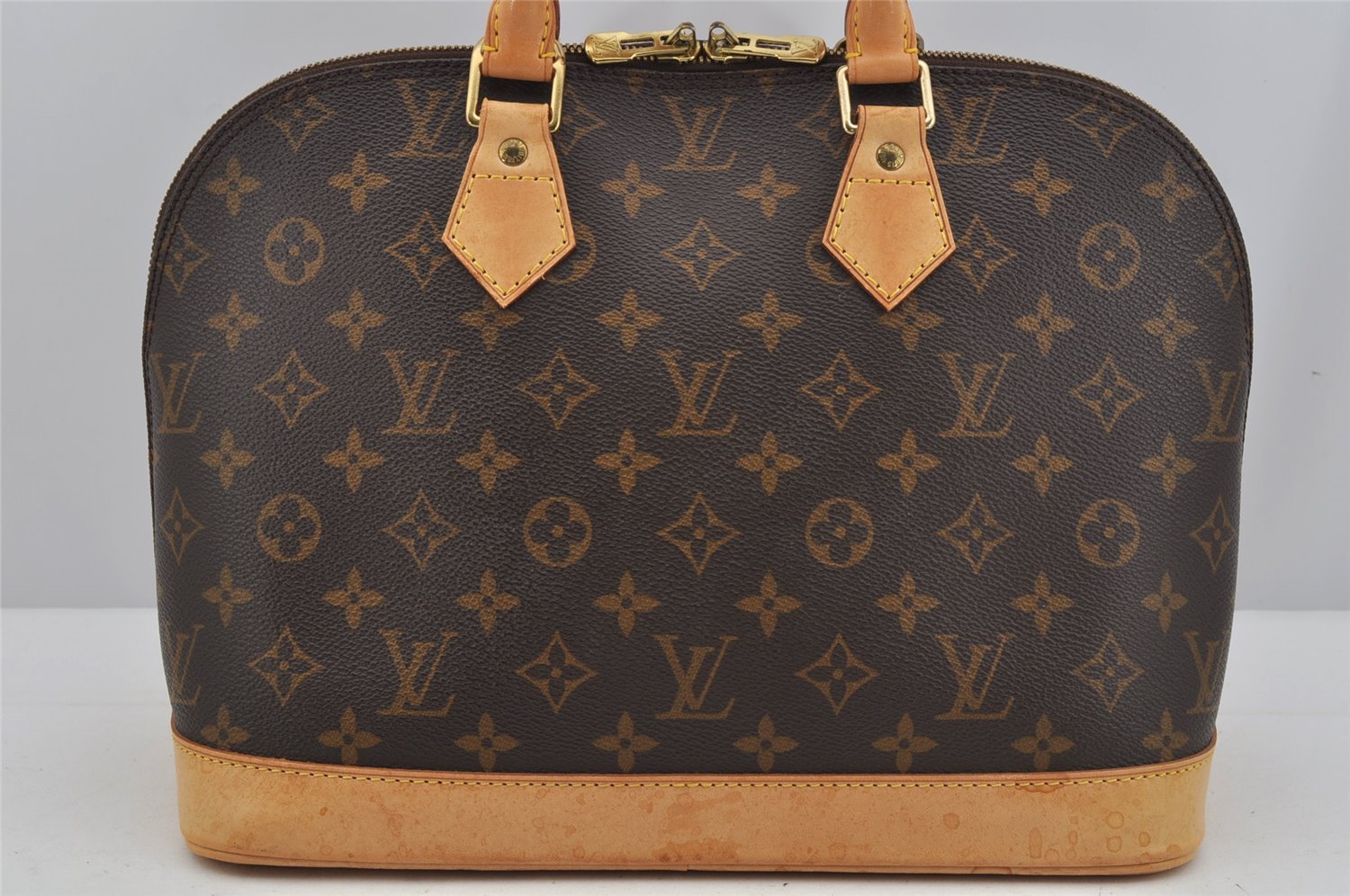 Authentic Louis Vuitton Monogram Alma Hand Bag Purse M51130 LV 5031J
