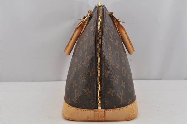 Authentic Louis Vuitton Monogram Alma Hand Bag Purse M51130 LV 5031J