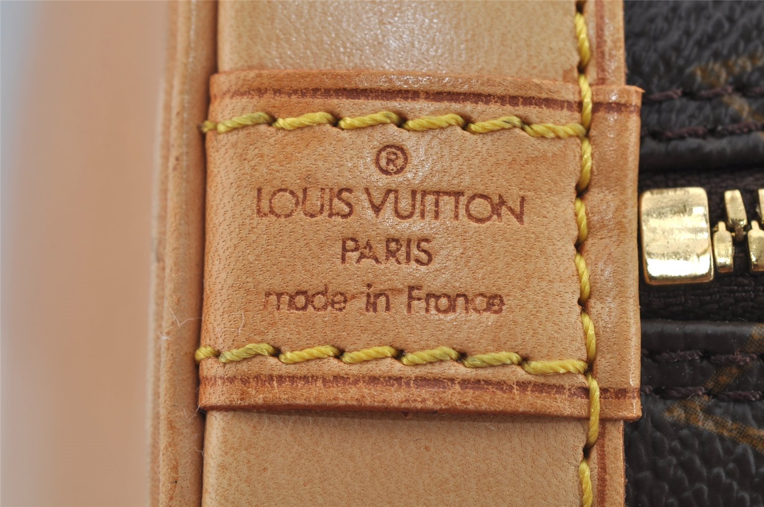 Authentic Louis Vuitton Monogram Alma Hand Bag Purse M51130 LV 5031J
