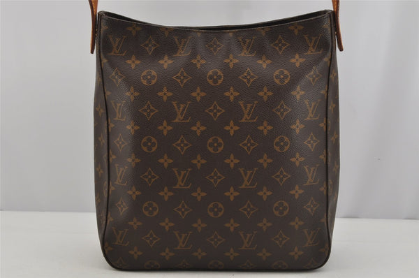 Authentic Louis Vuitton Monogram Looping GM Shoulder Bag M51145 LV Junk 5032J