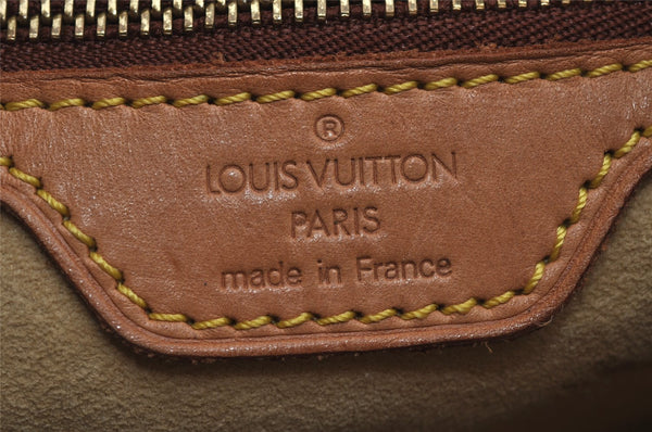 Authentic Louis Vuitton Monogram Looping GM Shoulder Bag M51145 LV Junk 5032J