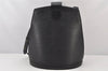 Authentic Louis Vuitton Epi Cluny Shoulder Bag Purse Black M52252 LV 5032K