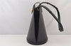Authentic Louis Vuitton Epi Cluny Shoulder Bag Purse Black M52252 LV 5032K