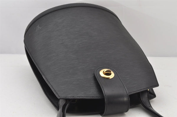 Authentic Louis Vuitton Epi Cluny Shoulder Bag Purse Black M52252 LV 5032K