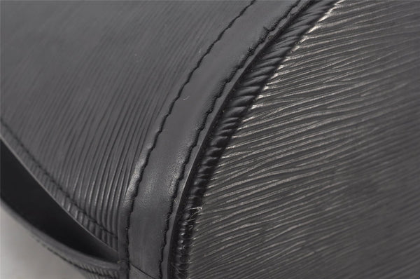 Authentic Louis Vuitton Epi Cluny Shoulder Bag Purse Black M52252 LV 5032K