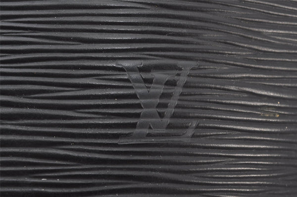 Authentic Louis Vuitton Epi Cluny Shoulder Bag Purse Black M52252 LV 5032K