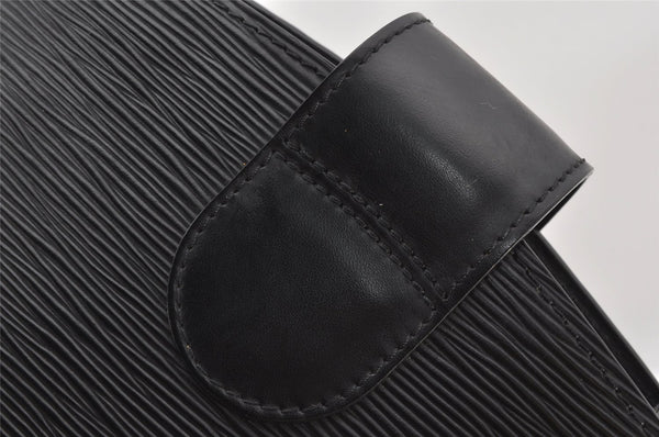 Authentic Louis Vuitton Epi Cluny Shoulder Bag Purse Black M52252 LV 5032K
