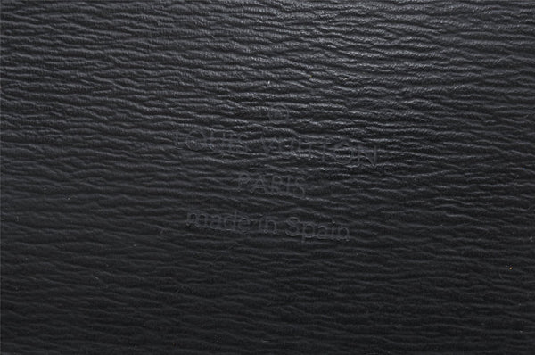 Authentic Louis Vuitton Epi Cluny Shoulder Bag Purse Black M52252 LV 5032K