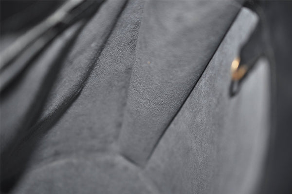 Authentic Louis Vuitton Epi Cluny Shoulder Bag Purse Black M52252 LV 5032K