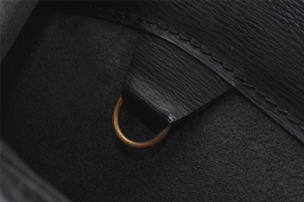 Authentic Louis Vuitton Epi Cluny Shoulder Bag Purse Black M52252 LV 5032K