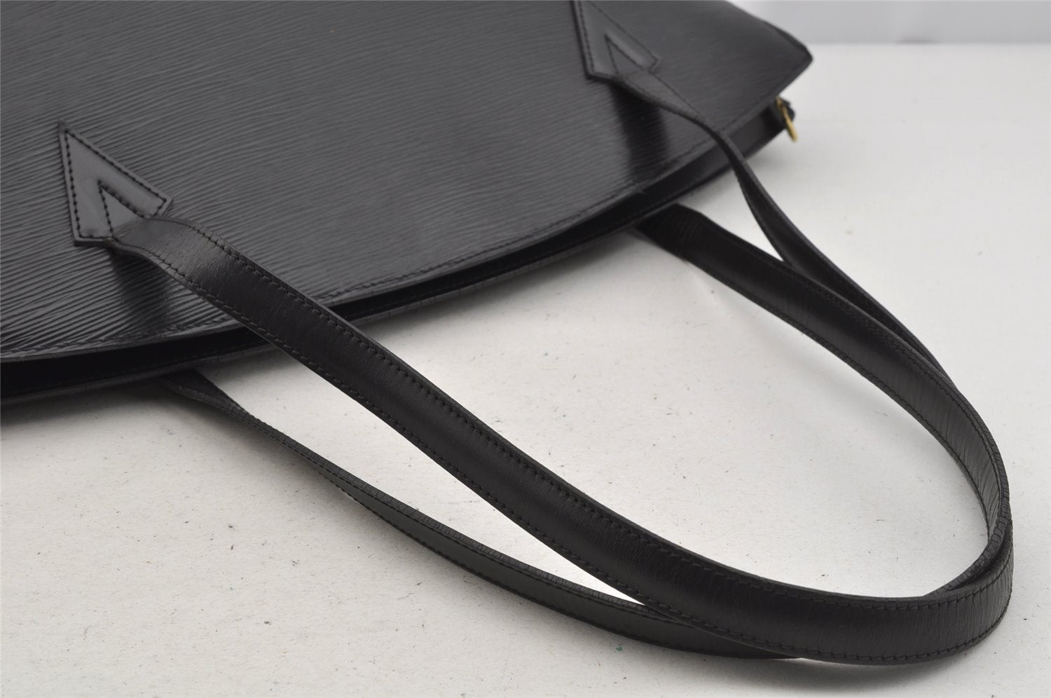 Auth Louis Vuitton Epi Saint Jacques Shopping Shoulder Bag Black M52262 LV 5034J