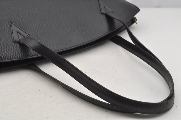 Auth Louis Vuitton Epi Saint Jacques Shopping Shoulder Bag Black M52262 LV 5034J
