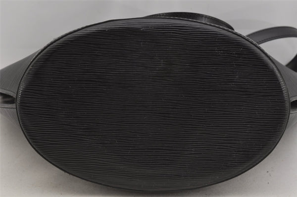 Auth Louis Vuitton Epi Saint Jacques Shopping Shoulder Bag Black M52262 LV 5034J