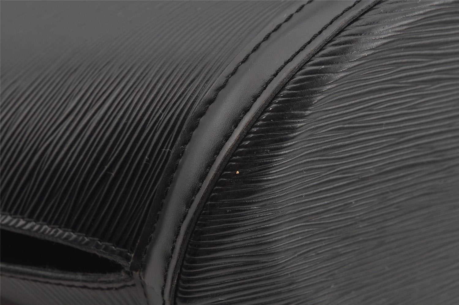 Auth Louis Vuitton Epi Saint Jacques Shopping Shoulder Bag Black M52262 LV 5034J