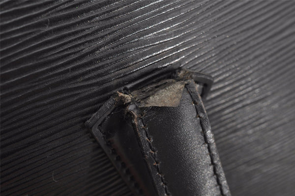 Auth Louis Vuitton Epi Saint Jacques Shopping Shoulder Bag Black M52262 LV 5034J