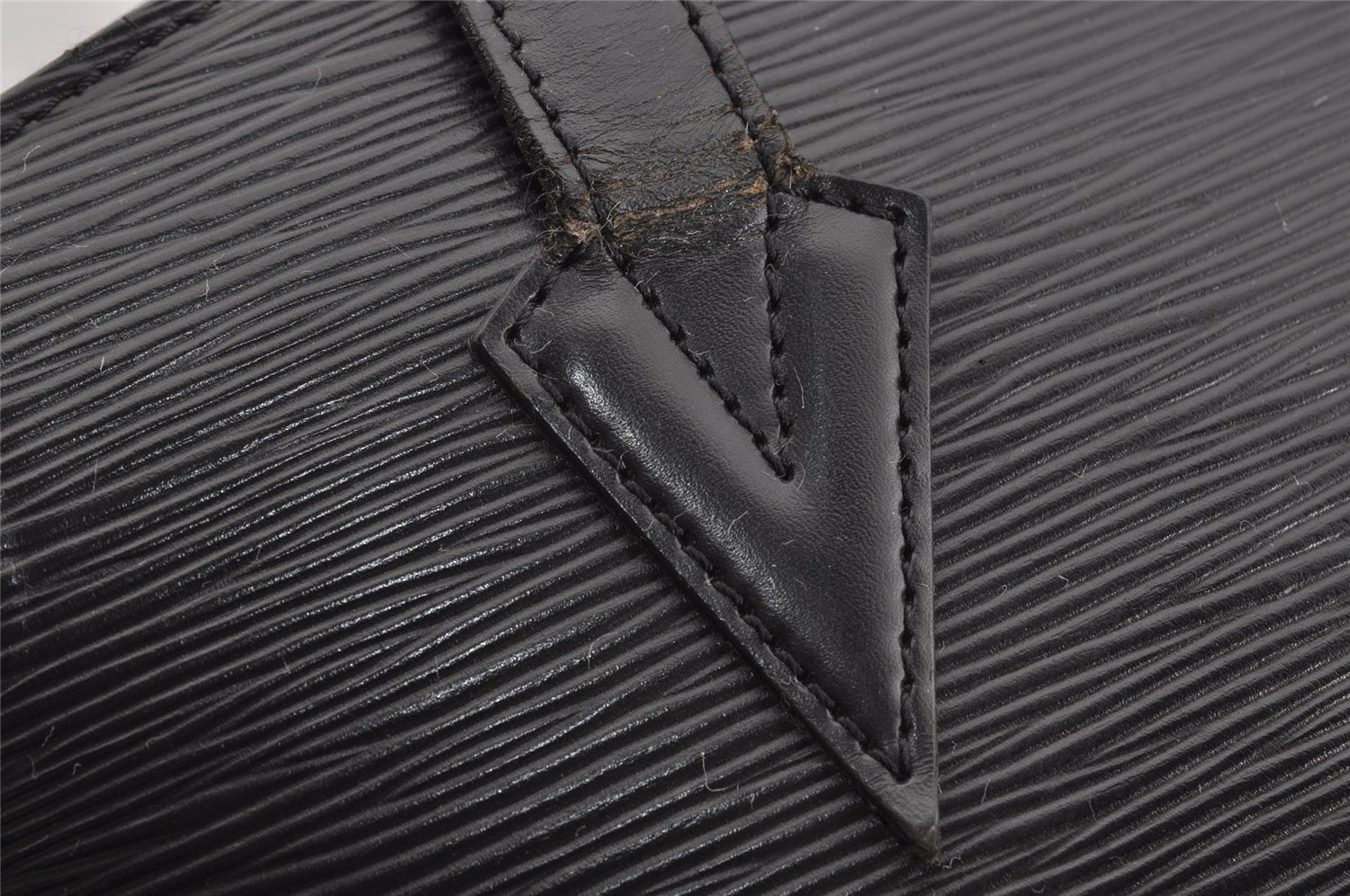 Auth Louis Vuitton Epi Saint Jacques Shopping Shoulder Bag Black M52262 LV 5034J