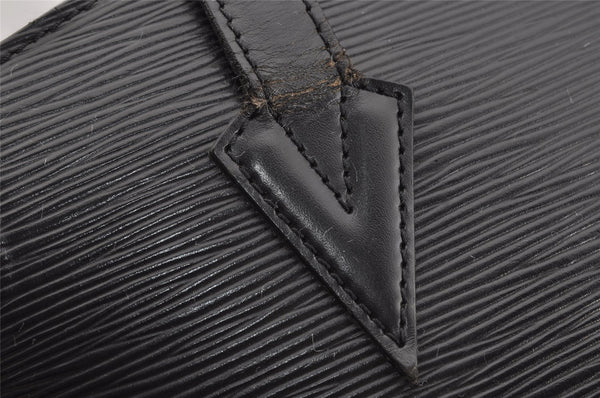 Auth Louis Vuitton Epi Saint Jacques Shopping Shoulder Bag Black M52262 LV 5034J