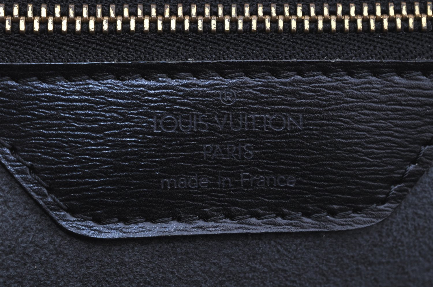 Auth Louis Vuitton Epi Saint Jacques Shopping Shoulder Bag Black M52262 LV 5034J