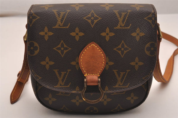 Authentic Louis Vuitton Monogram Saint Cloud PM M51244 Shoulder Cross Bag 5035J