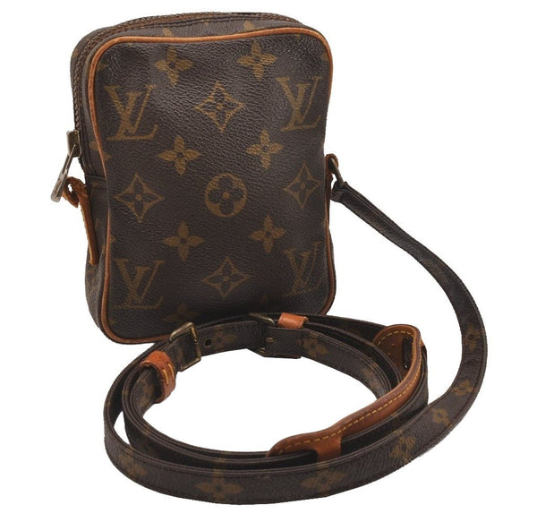 Auth Louis Vuitton Monogram Mini Poche Danube Shoulder Bag M45268 Junk 5036J