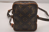 Auth Louis Vuitton Monogram Mini Poche Danube Shoulder Bag M45268 Junk 5036J