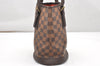 Authentic Louis Vuitton Damier Marais Bucket Shoulder Bag N42240 LV Junk 5036K