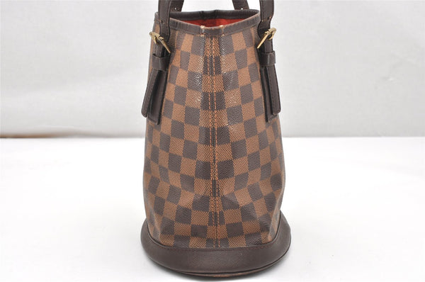 Authentic Louis Vuitton Damier Marais Bucket Shoulder Bag N42240 LV Junk 5036K