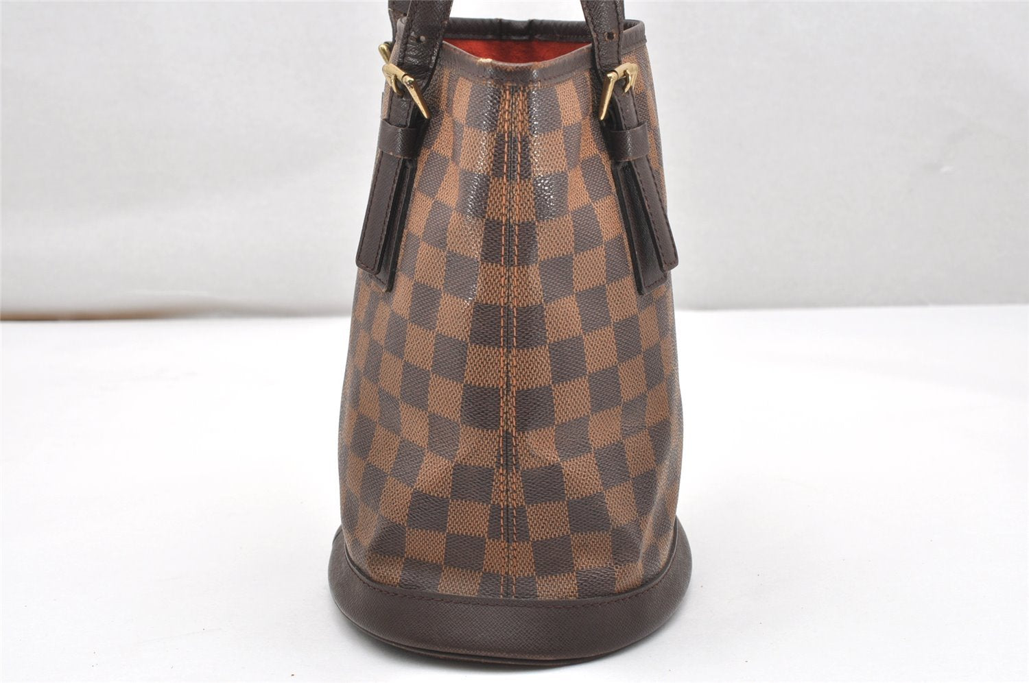 Authentic Louis Vuitton Damier Marais Bucket Shoulder Bag N42240 LV Junk 5036K
