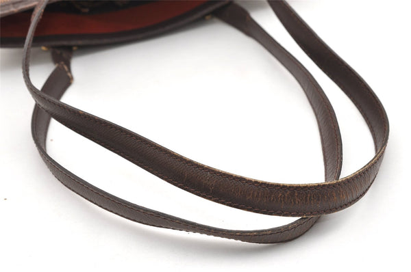 Authentic Louis Vuitton Damier Marais Bucket Shoulder Bag N42240 LV Junk 5036K