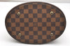 Authentic Louis Vuitton Damier Marais Bucket Shoulder Bag N42240 LV Junk 5036K