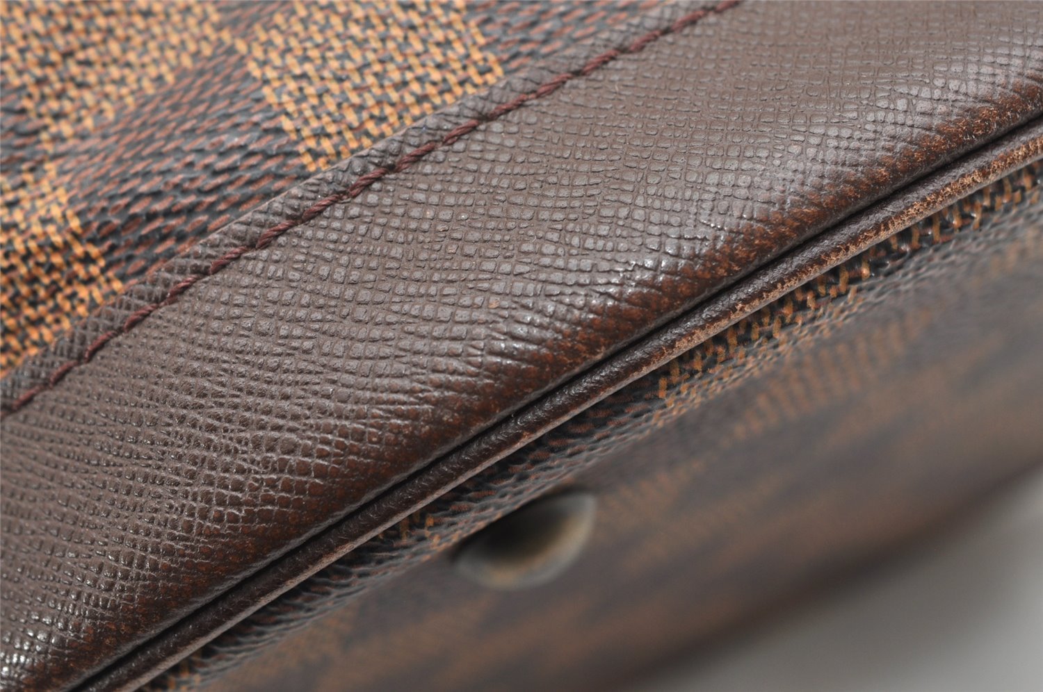 Authentic Louis Vuitton Damier Marais Bucket Shoulder Bag N42240 LV Junk 5036K