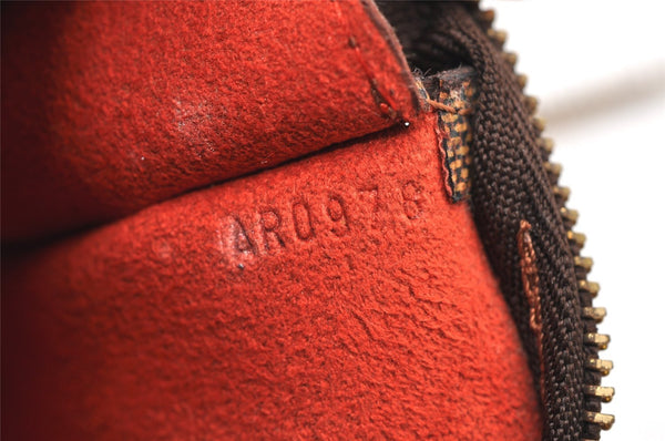 Authentic Louis Vuitton Damier Marais Bucket Shoulder Bag N42240 LV Junk 5036K